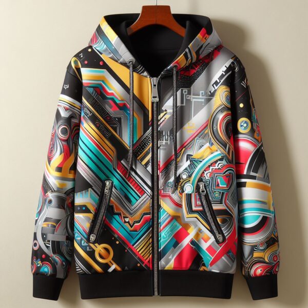 Stylish Printed Hoodie